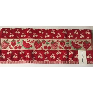 Handdoek - Fruit - Rood